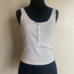 button down tank top